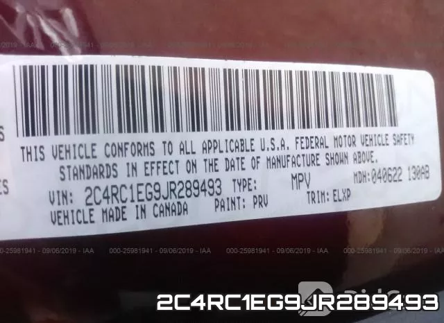 2C4RC1EG9JR289493 фото 10