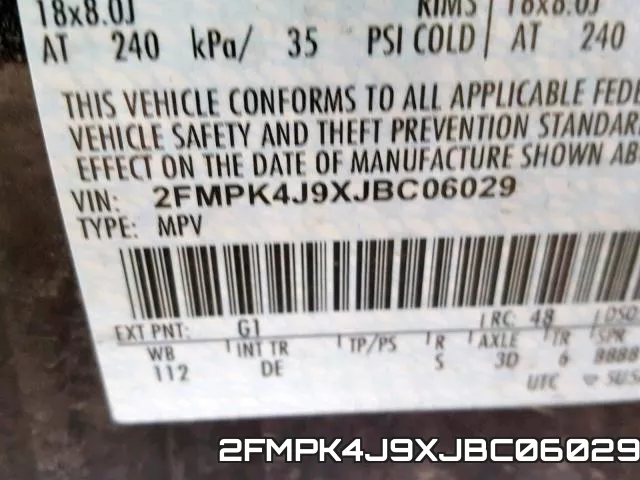 2FMPK4J9XJBC06029 фото 2