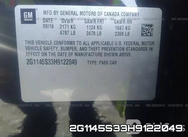 2G1145S33H9122049 фото 10