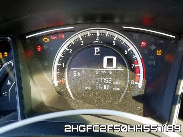 2HGFC2F50HH557189 фото 8