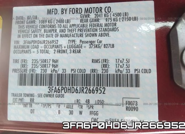 3FA6P0HD6JR266952 фото 10