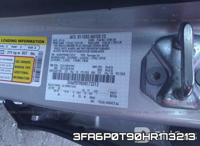 3FA6P0T90HR173213 фото 10