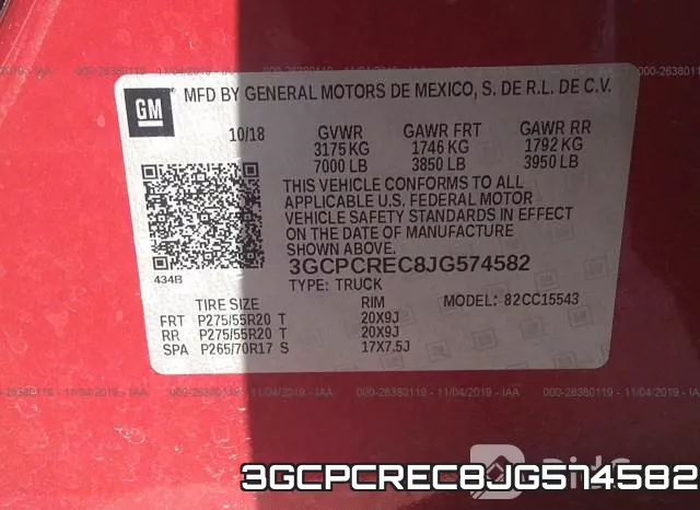 3GCPCREC8JG574582 фото 10