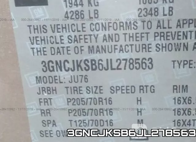 3GNCJKSB6JL278563 фото 10