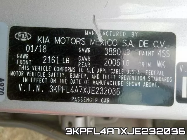 3KPFL4A7XJE232036 фото 2
