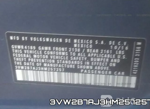 3VW2B7AJ3HM257257 фото 10