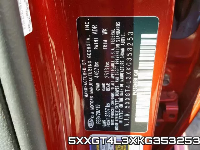 5XXGT4L3XKG353253 фото 2
