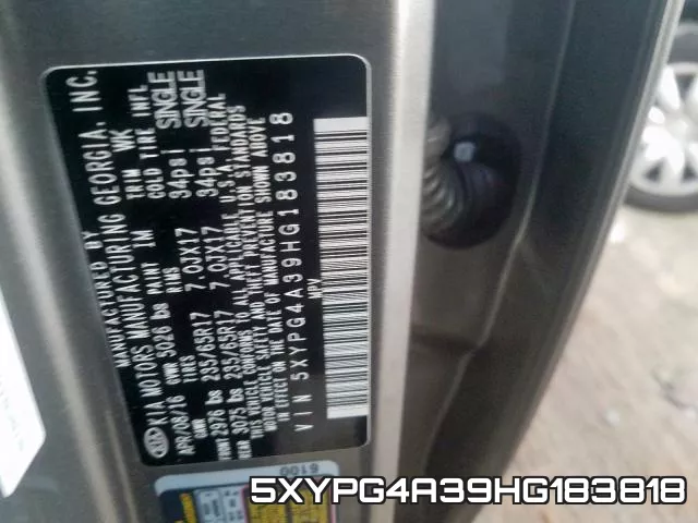 5XYPG4A39HG183818 фото 2