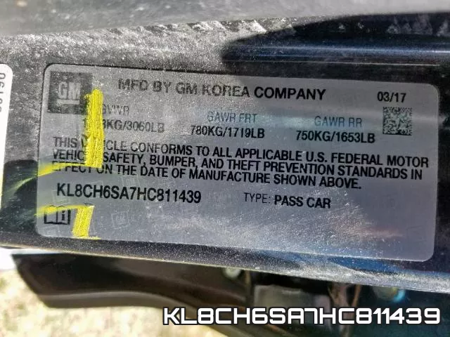 KL8CH6SA7HC811439 фото 2