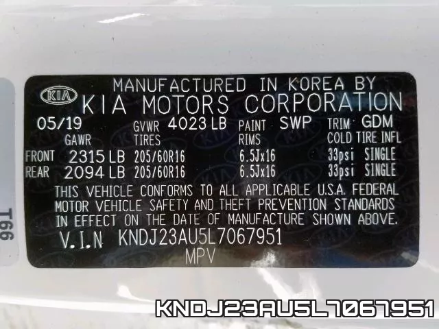KNDJ23AU5L7067951 фото 2