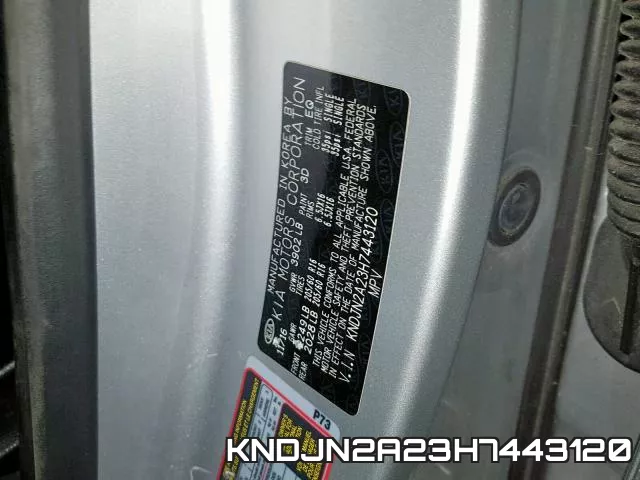 KNDJN2A23H7443120 фото 2