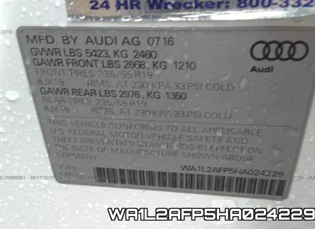 WA1L2AFP5HA024229 фото 9