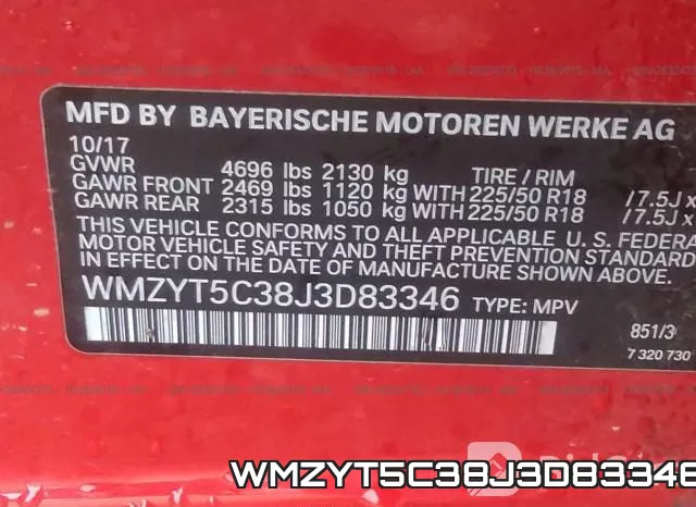 WMZYT5C38J3D83346 фото 9