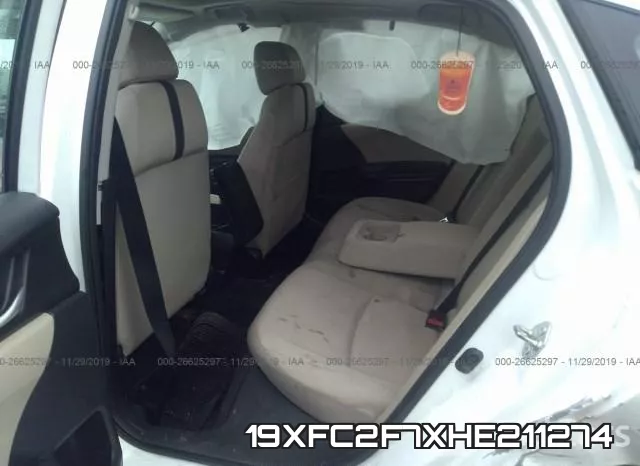 19XFC2F7XHE211274 фото 6