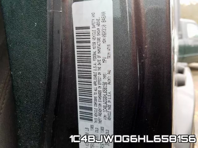 1C4BJWDG6HL658156 фото 2