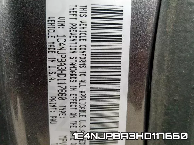 1C4NJPBA3HD117660 фото 2