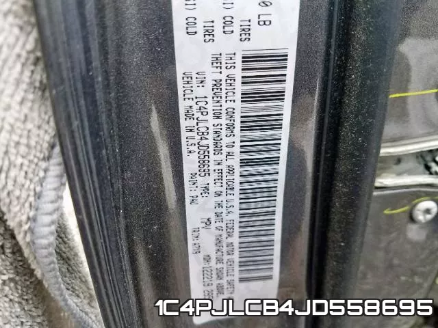 1C4PJLCB4JD558695 фото 2