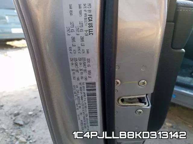 1C4PJLLB8KD313142 фото 2