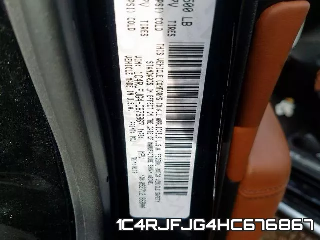 1C4RJFJG4HC676867 фото 2