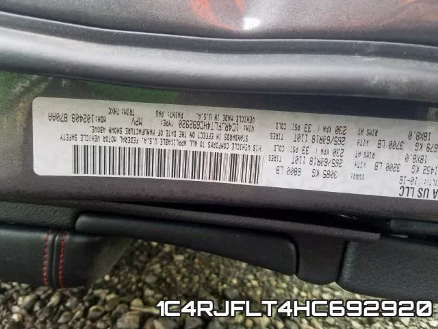 1C4RJFLT4HC692920 фото 2