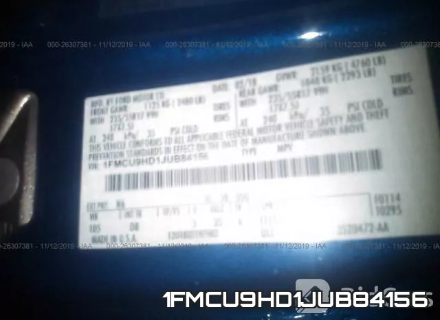 1FMCU9HD1JUB84156 фото 10