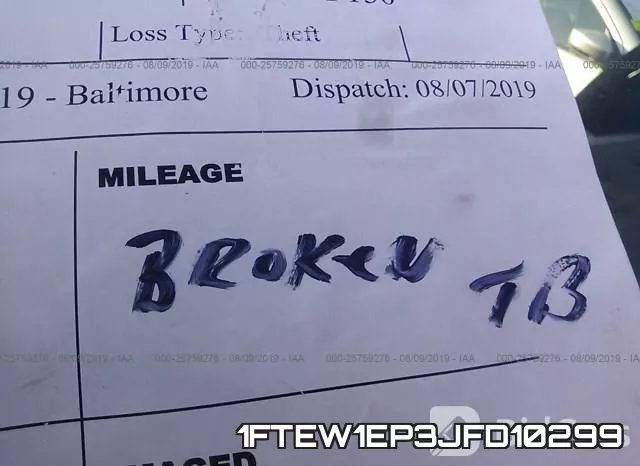 1FTEW1EP3JFD10299 фото 8