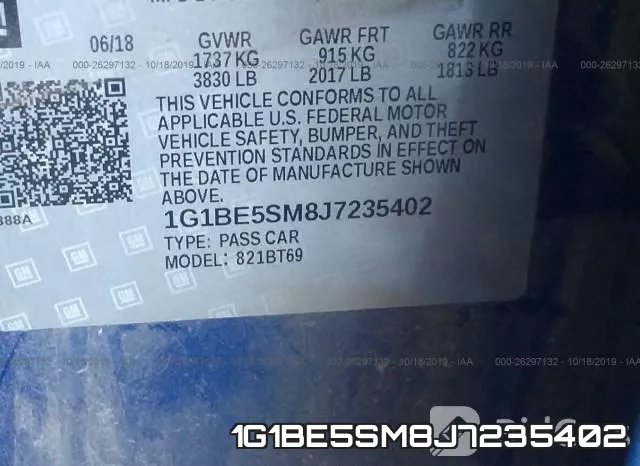 1G1BE5SM8J7235402 фото 9