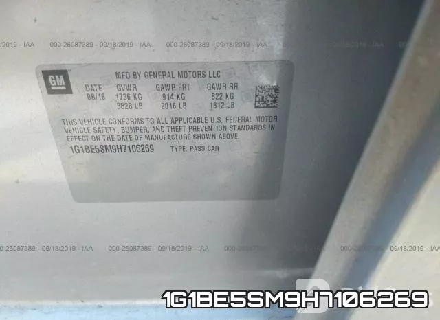 1G1BE5SM9H7106269 фото 10