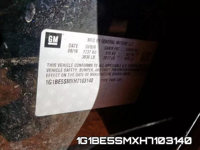 1G1BE5SMXH7103140 фото 2