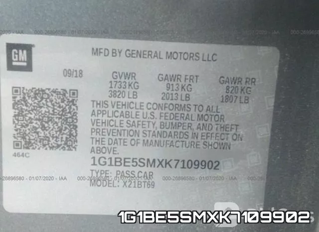 1G1BE5SMXK7109902 фото 7