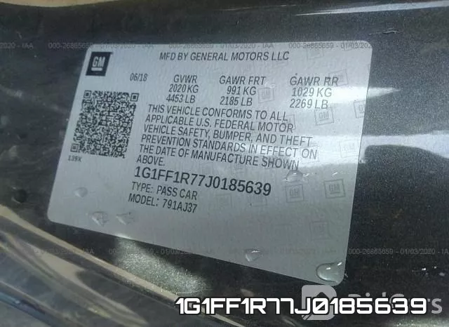 1G1FF1R77J0185639 фото 7