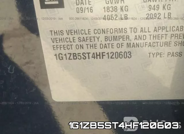 1G1ZB5ST4HF120603 фото 9