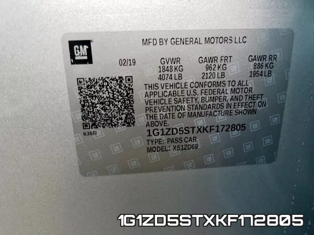1G1ZD5STXKF172805 фото 2