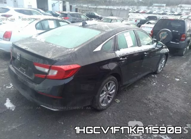 1HGCV1F17KA115908 фото 4