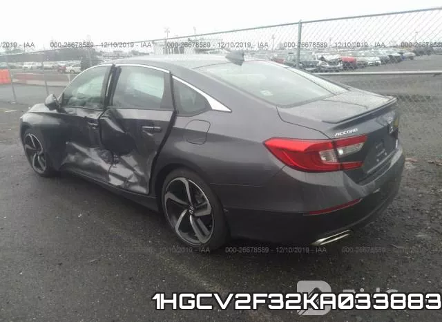 1HGCV2F32KA033883 фото 4