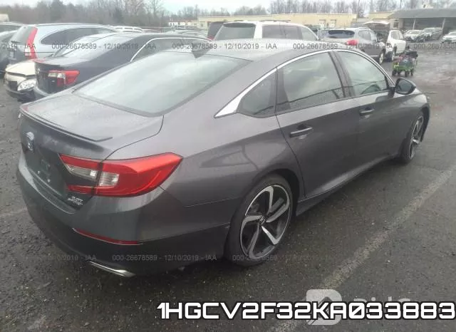 1HGCV2F32KA033883 фото 5