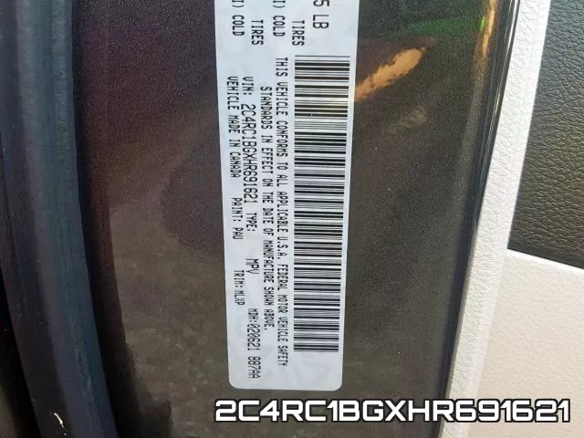 2C4RC1BGXHR691621 фото 2