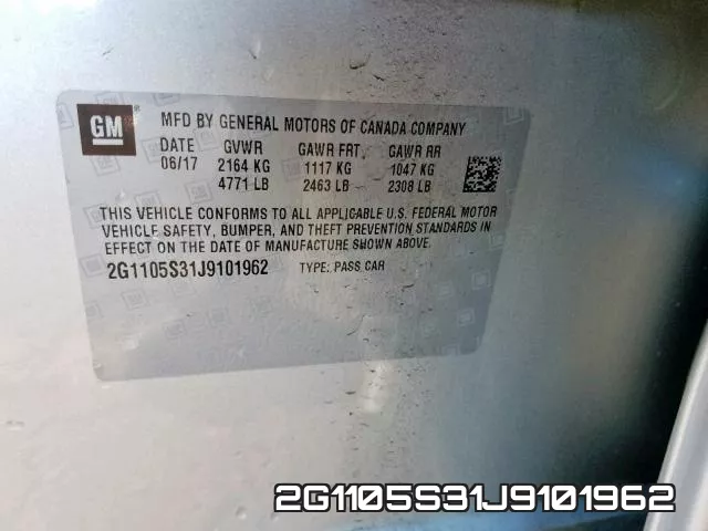2G1105S31J9101962 фото 2