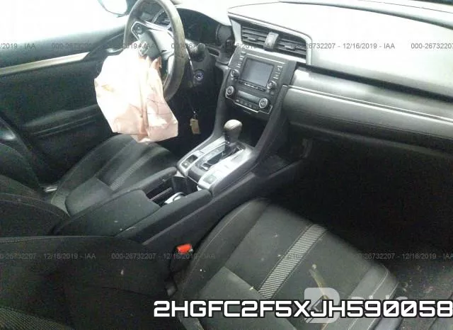 2HGFC2F5XJH590058 фото 5