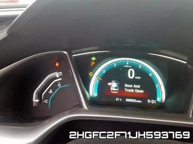 2HGFC2F71JH593769 фото 9