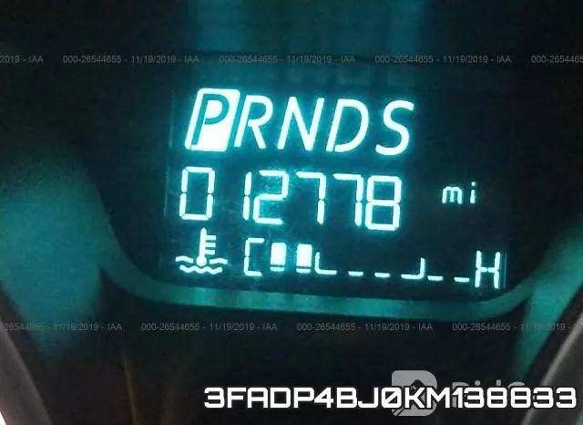 3FADP4BJ0KM138833 фото 7