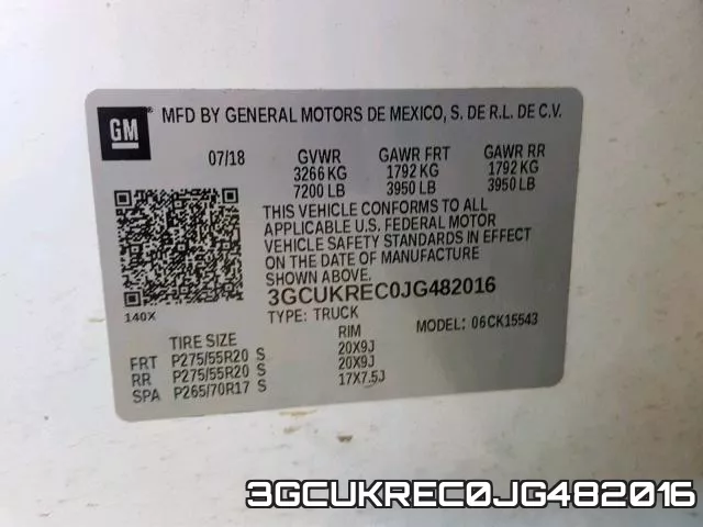 3GCUKREC0JG482016 фото 2