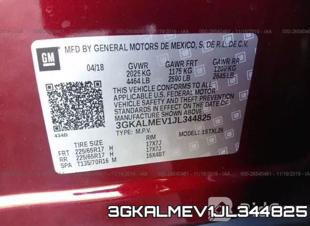 3GKALMEV1JL344825 фото 9