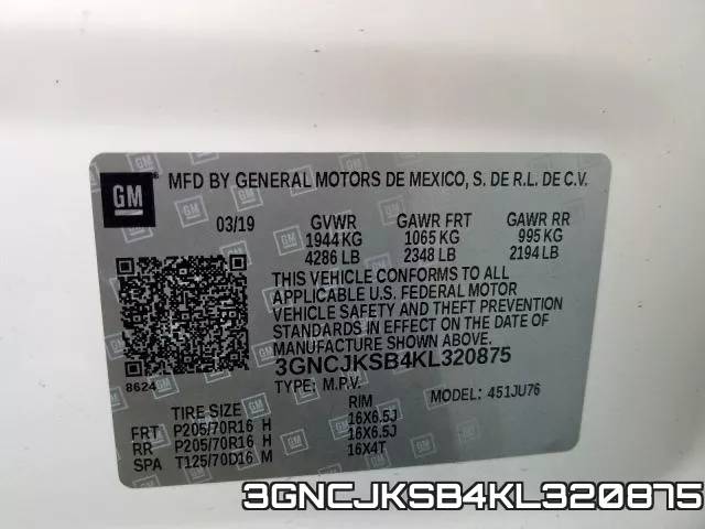 3GNCJKSB4KL320875 фото 2