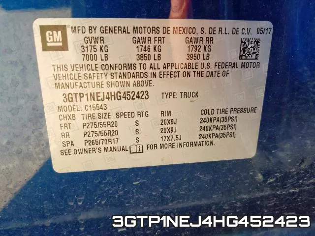 3GTP1NEJ4HG452423 фото 2