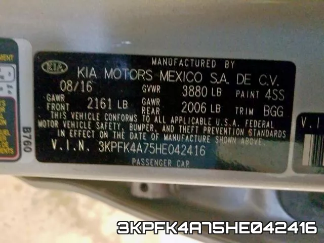3KPFK4A75HE042416 фото 2