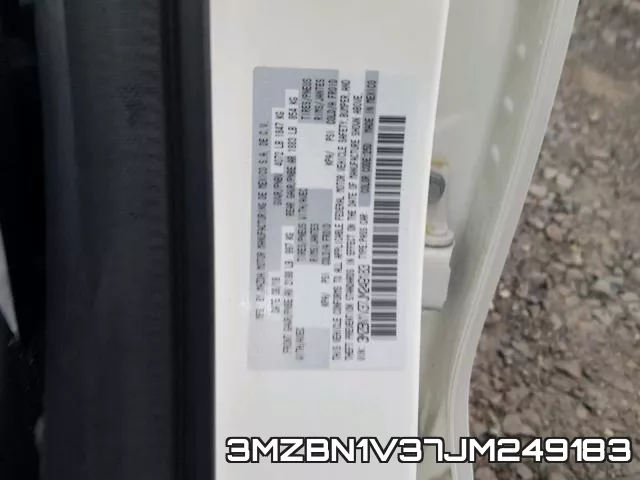 3MZBN1V37JM249183 фото 2