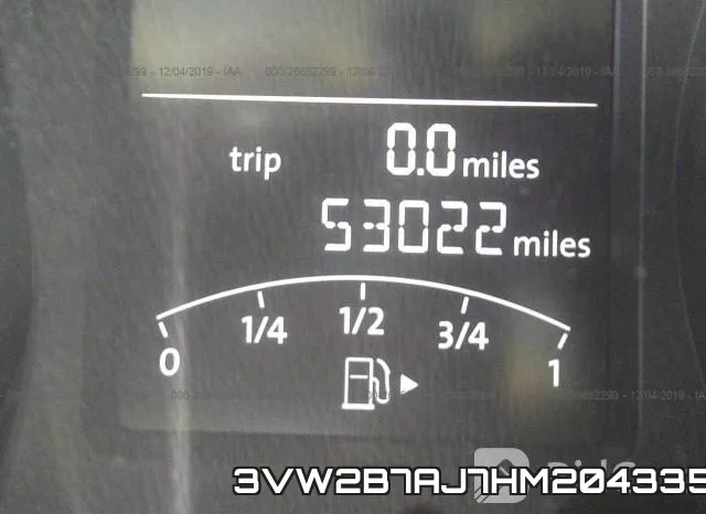 3VW2B7AJ7HM204335 фото 8