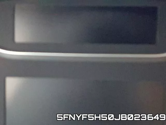 5FNYF5H50JB023649 фото 8
