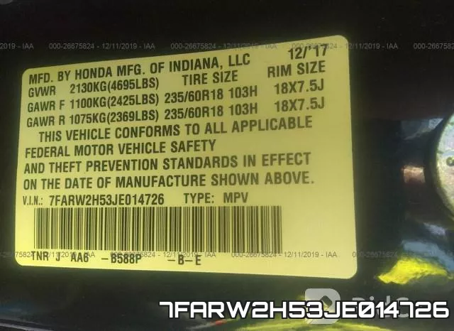 7FARW2H53JE014726 фото 8